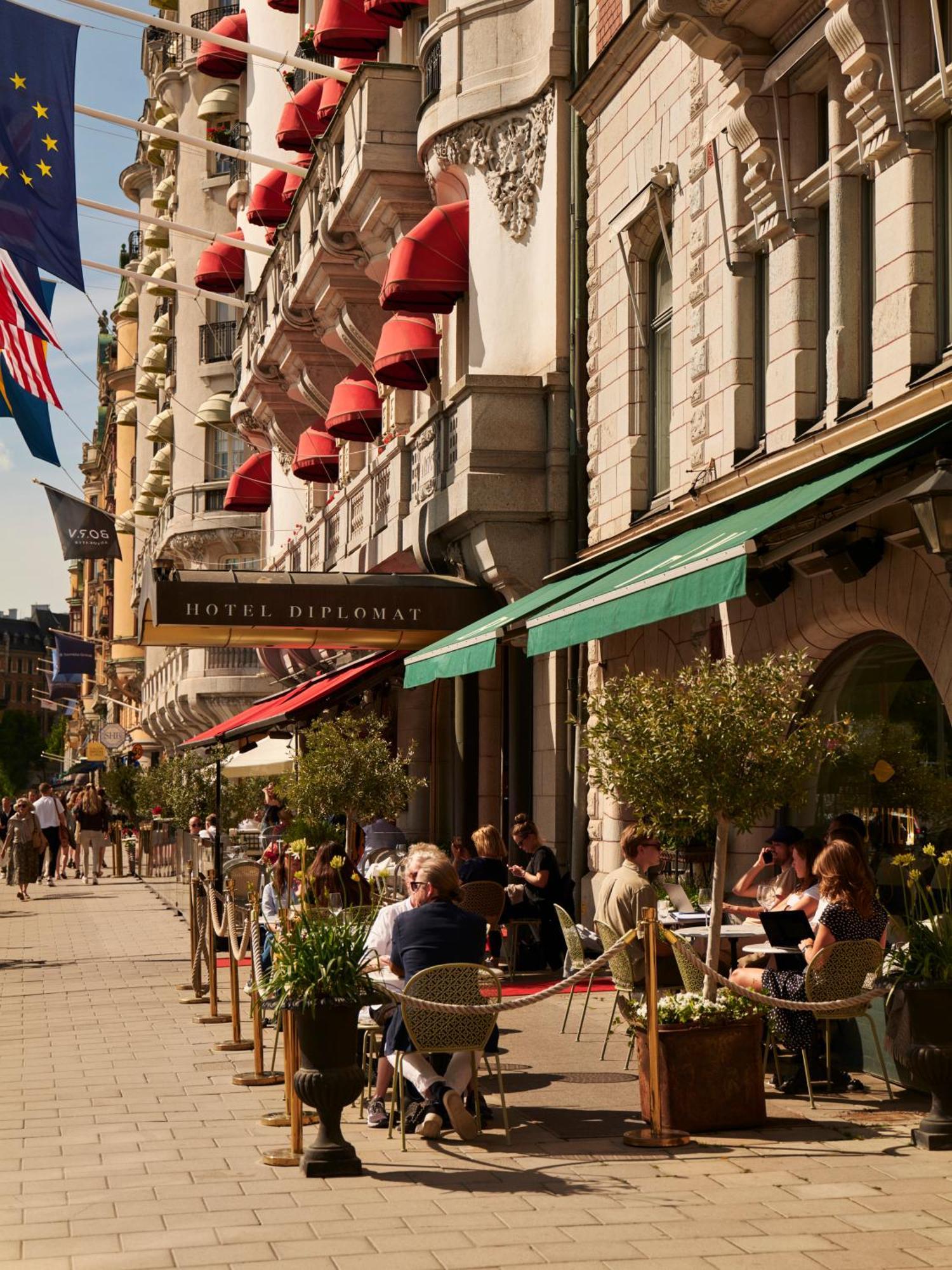 Hotel Diplomat Stokholm Dış mekan fotoğraf